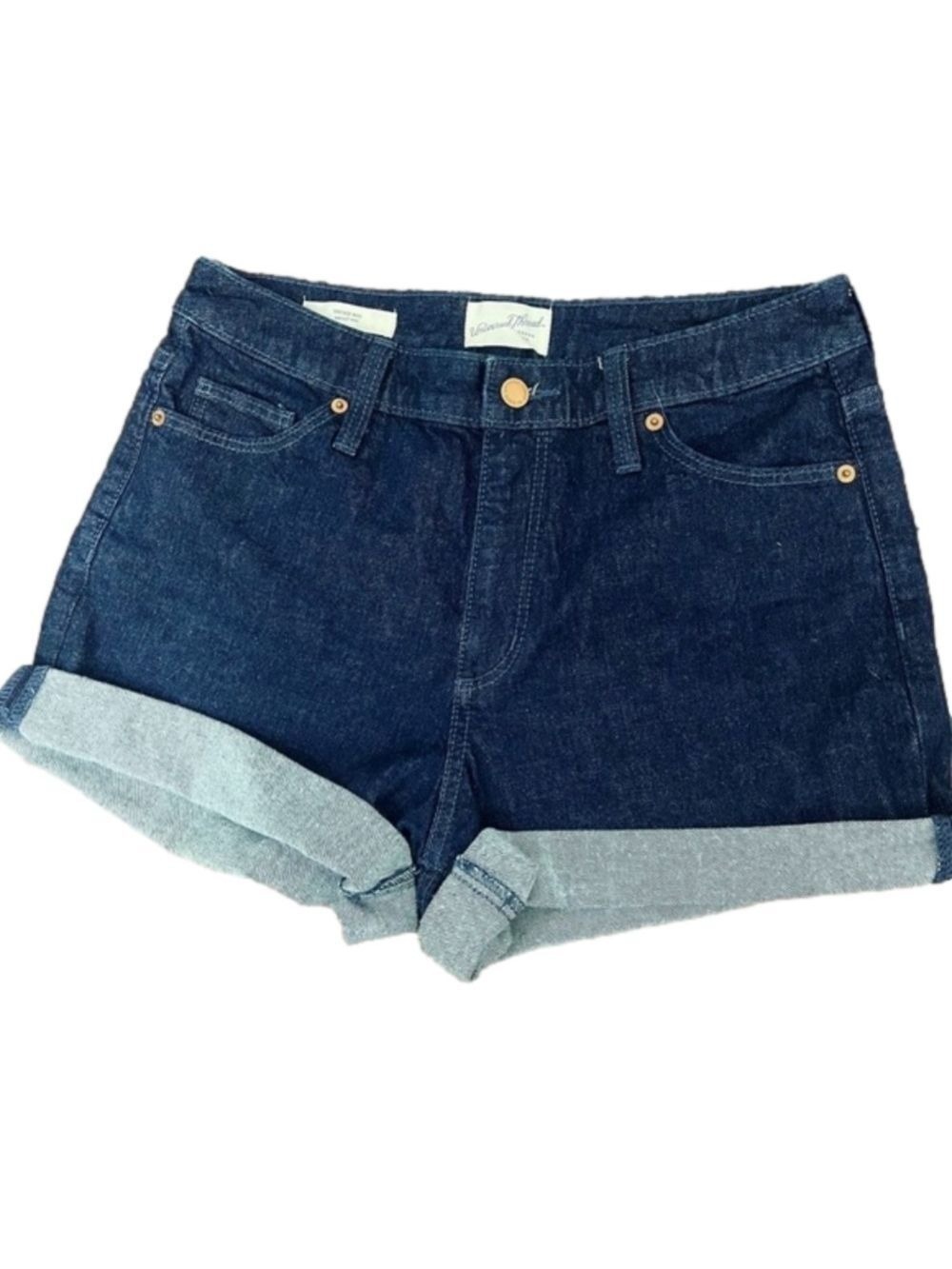 Universal Thread Target Vintage Midi Blue Denim Shorts - Sz 6/28R